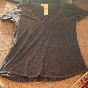 NWT anthropologie t.la blue blouse small